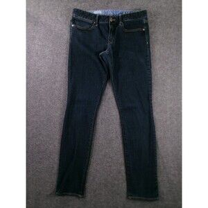 GAP 1969 Jeans Women 30 10 Blue Always Skinny Leg Low Rise Rise Dark Wash Preppy
